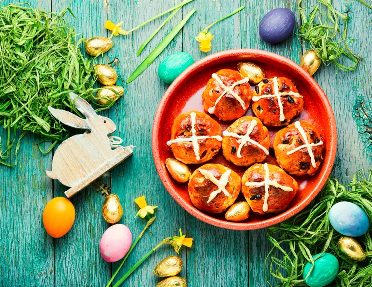 Easter Baking: Hot Cross Buns, Simnel Cake and Spring Treats