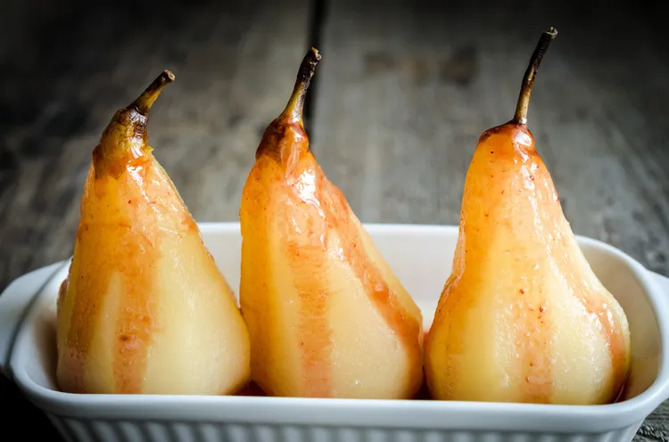 Poached Pears in Spiced Red Wine: The Perfect Make-Ahead