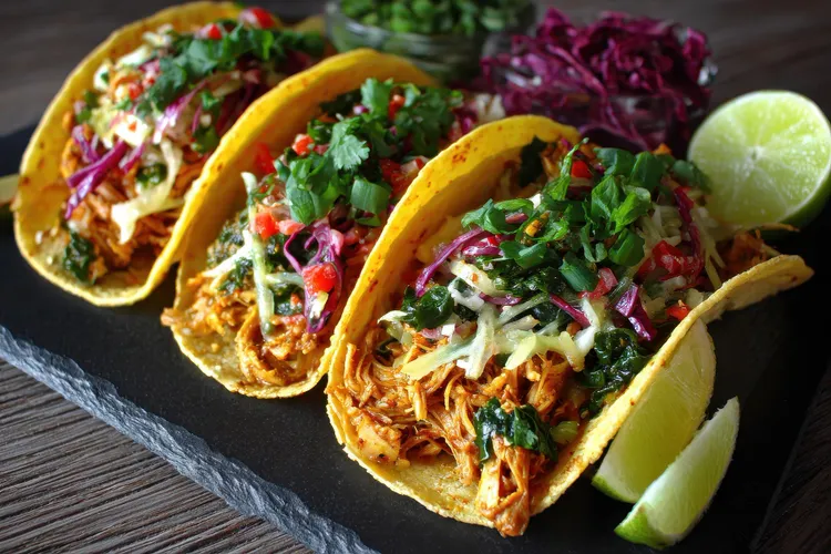 Pulled Jackfruit Tacos with Chipotle Sauce