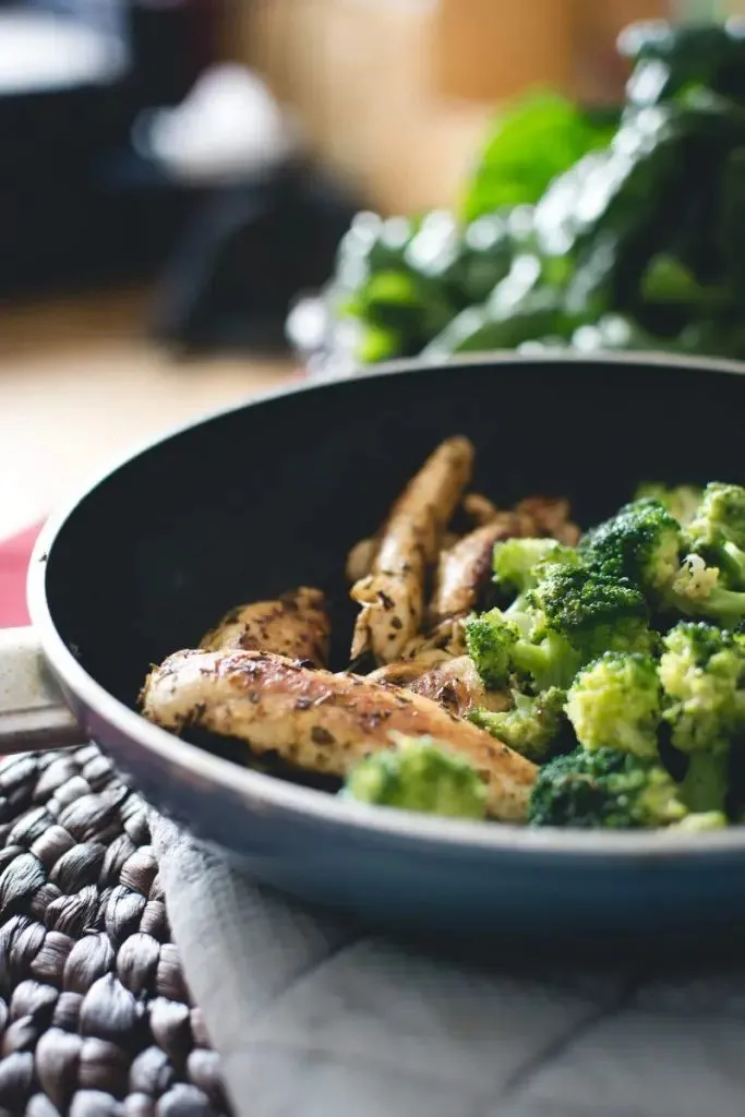 Asian chicken and broccoli stir-fry