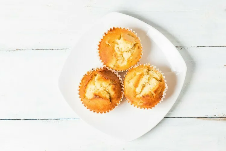 Banana peanut butter swirl protein-packed muffins
