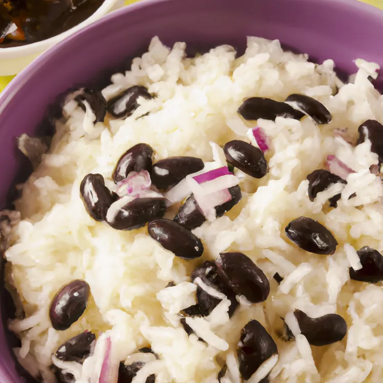Black bean and rice bowl
