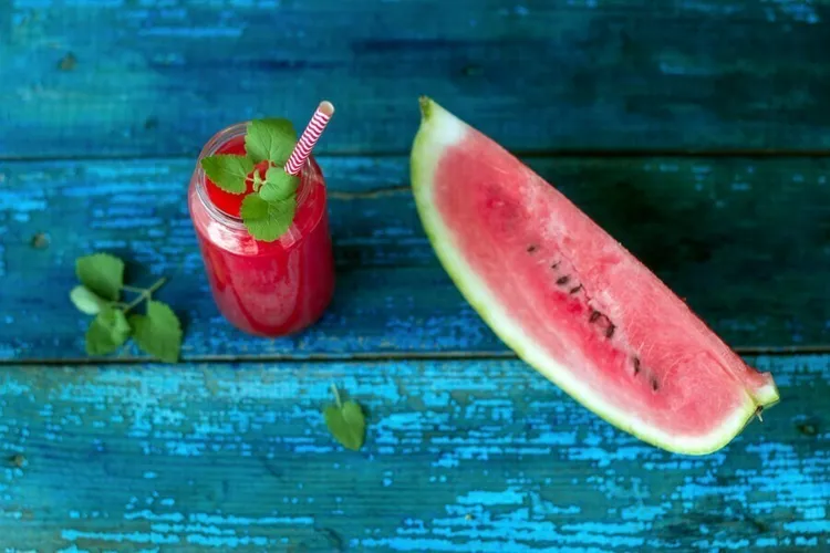 Blueberry watermelon smoothie