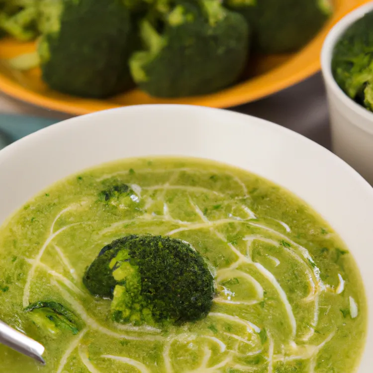 Broccoli spaghetti soup