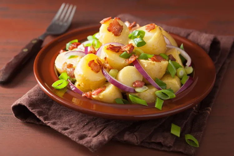 Bacon caesar potato salad