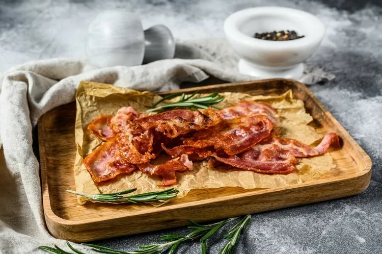 Sweet and savory candied bacon