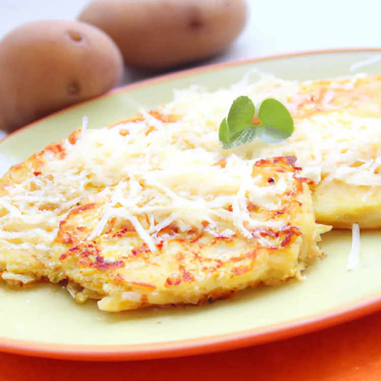 Swiss cheese rosti with potatoes