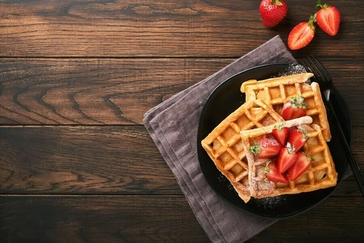 Cinnamon coconut protein waffles