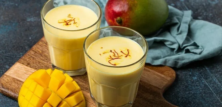 Coconut mango protein shake