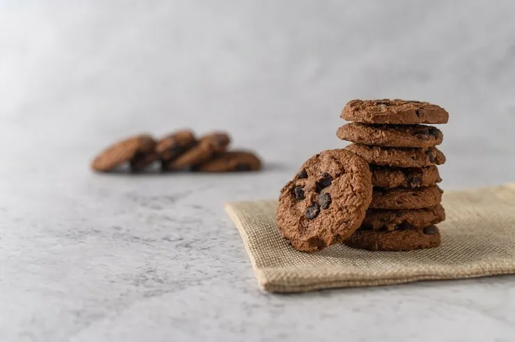 Rich and fudgy double chocolate cookies