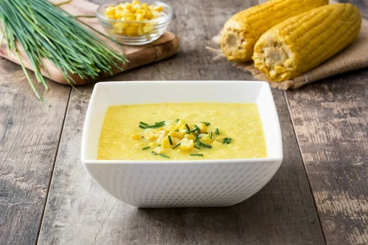 Quick and easy chinese corn soup