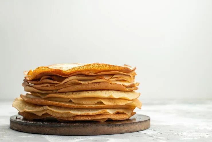 Light and fluffy canadian-style whole-grain pancakes