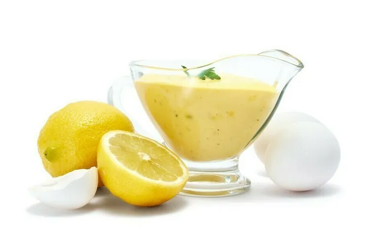 Lemon-mustard hollandaise sauce