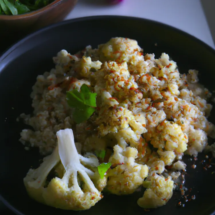 Indian-spiced cauliflower rice