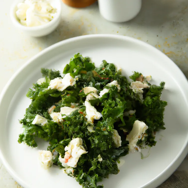 Kale and ricotta salata salad with lemon and olive oil