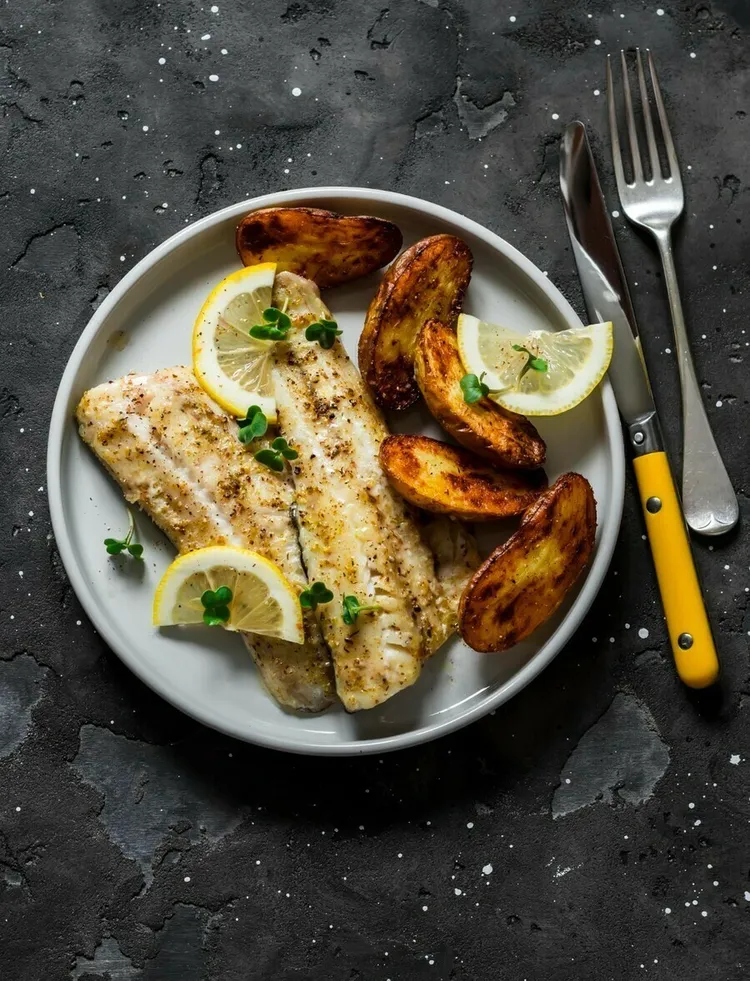 Lemon thyme wild rice-crusted cod