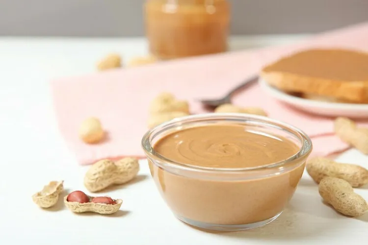Light and creamy peanut butter mousse