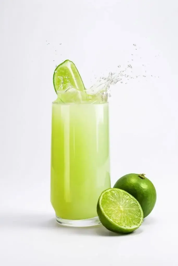 Lime avocado milkshake