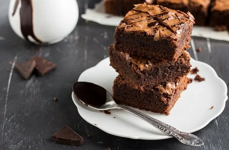 Low-calorie chocolate brownies