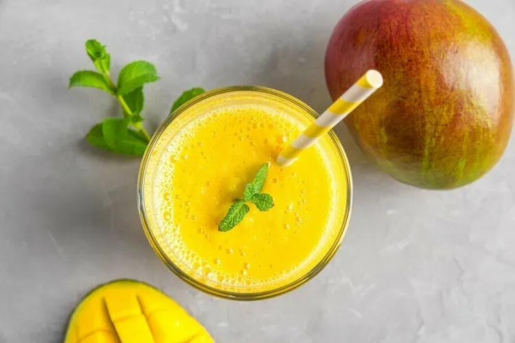 Mango orange protein smoothie