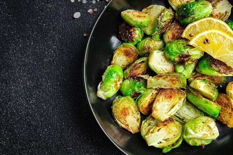 Momofuku's roasted brussel sprouts with coriander, spearmint, fish sauce, lime, honey and jalapeno pepper