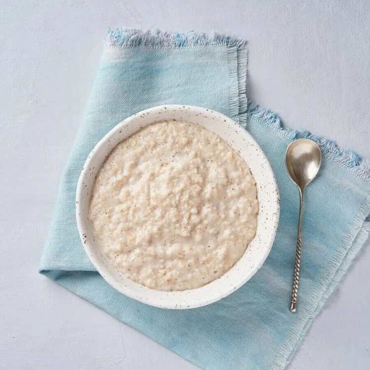 Peanut butter oat yogurt protein bowl