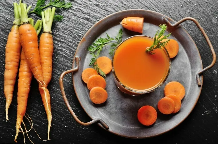 Carrot-orange-grapefruit juice