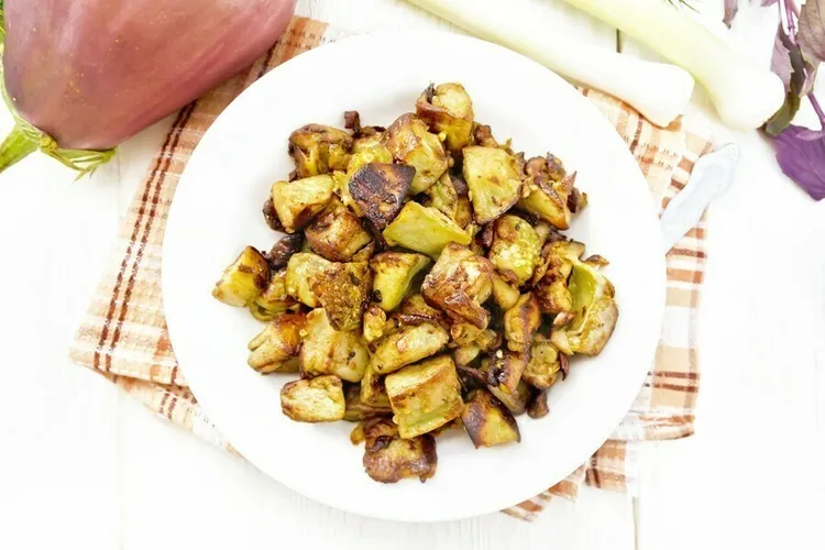 Roasted mexican zucchini with lime juice