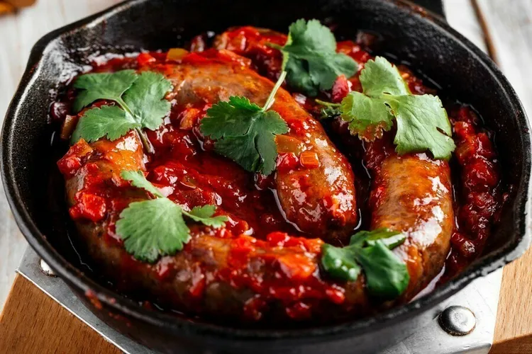 Sausage and tomato chutney