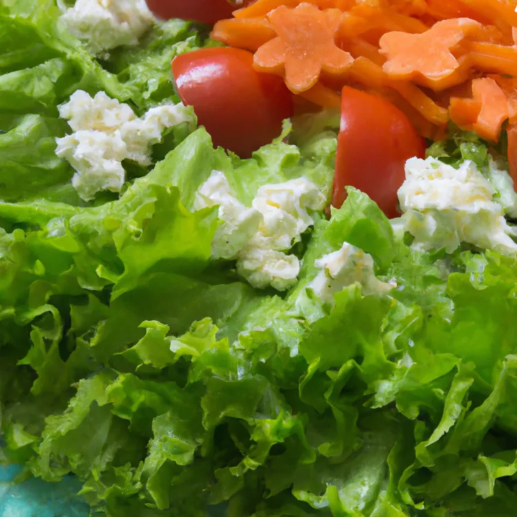 Fresh and fruity cottage cheese salad