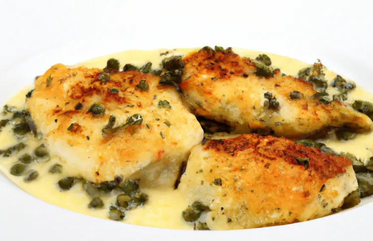 Skinny lemon chicken piccata with capers