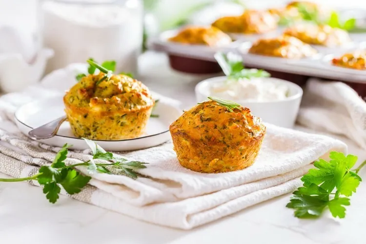 Light and fluffy veggie-packed egg muffins