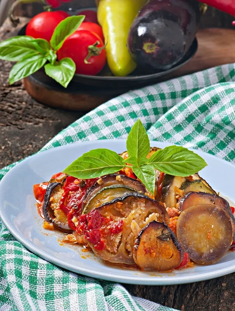 Slow-cooker eggplant parmesan casserole
