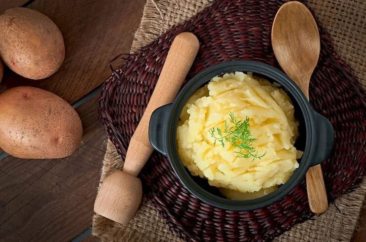 Parsley mashed potatoes