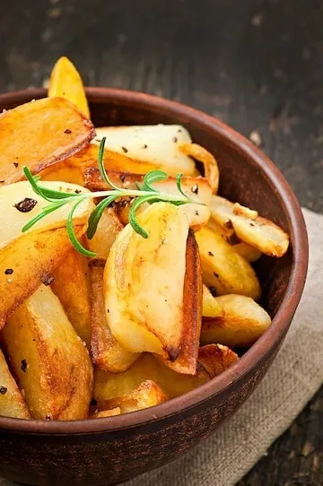 Spiced roasted sweet potatoes