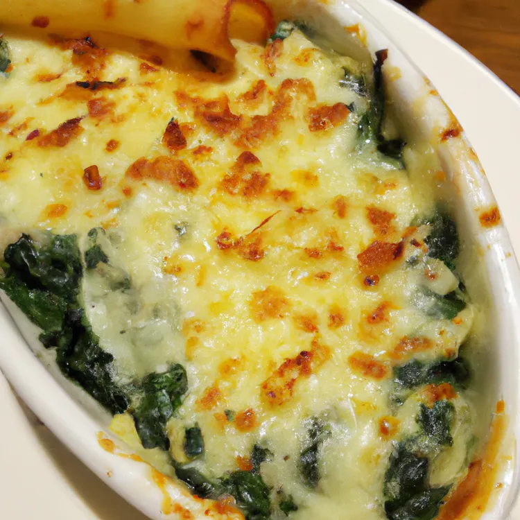 Spinach and feta penne bake