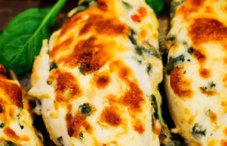 Spinach and goat cheese hasselback chicken