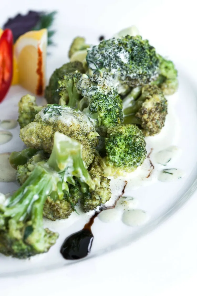 Parmesan broccoli with olive oil