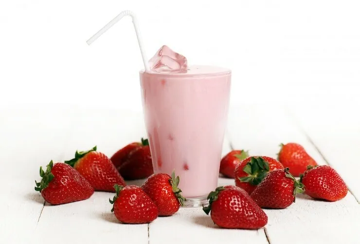 Strawberry vanilla dream smoothie