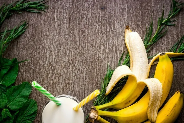Vanilla banana protein shake