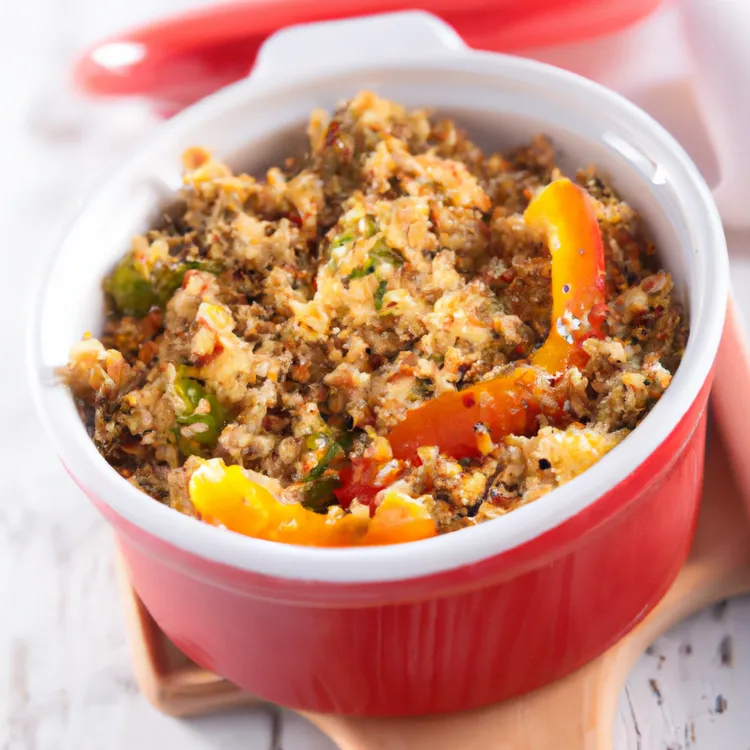 Vegan thai quinoa casserole