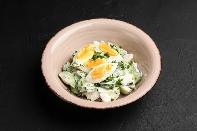 Veggie egg salad