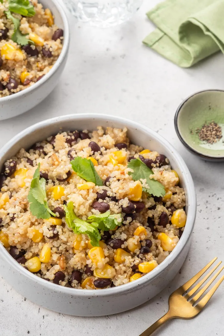 Black bean & corn quinoa