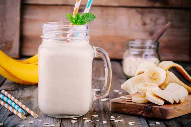 Coconut banana protein shake