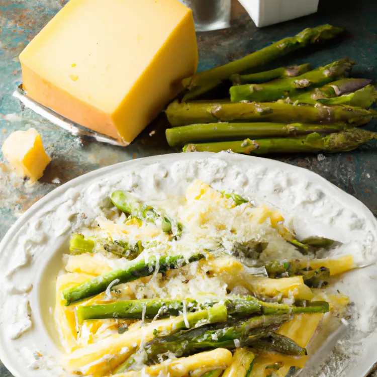 Lemon and asparagus pasta