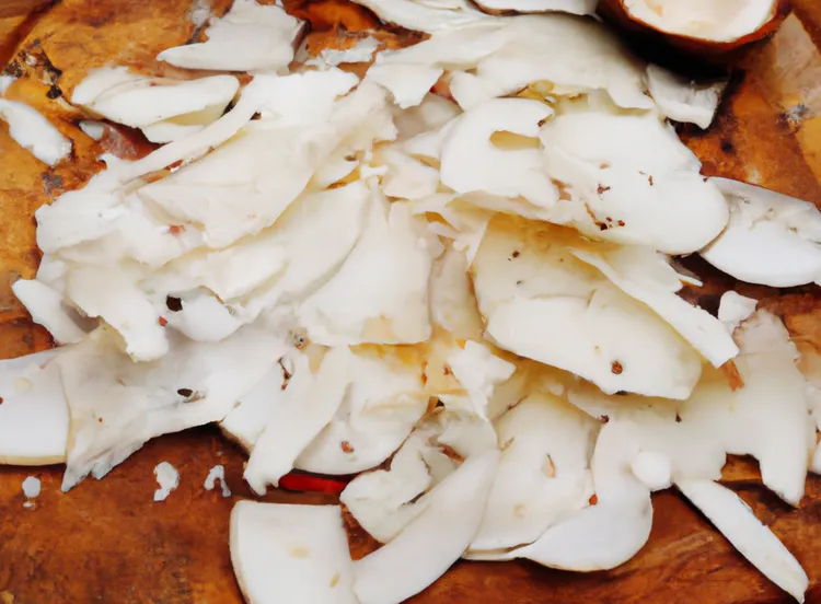 Mushroom carpaccio with pecorino toscano