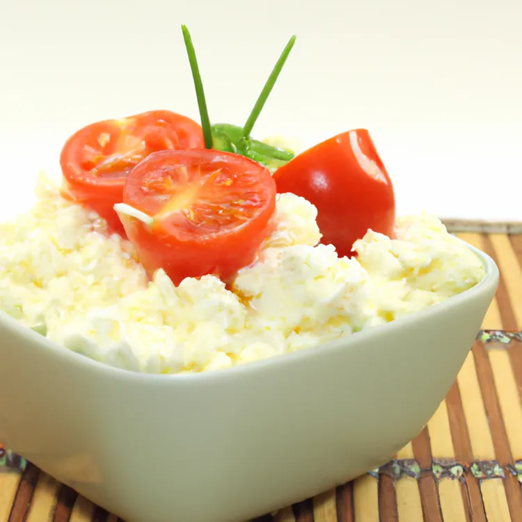 Peppered cottage cheese