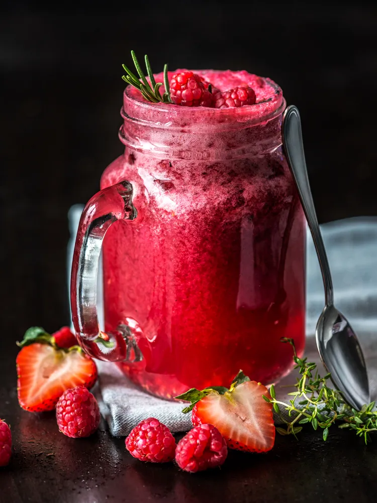 Red berry smoothie