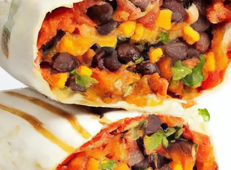 Sweet potato burritos