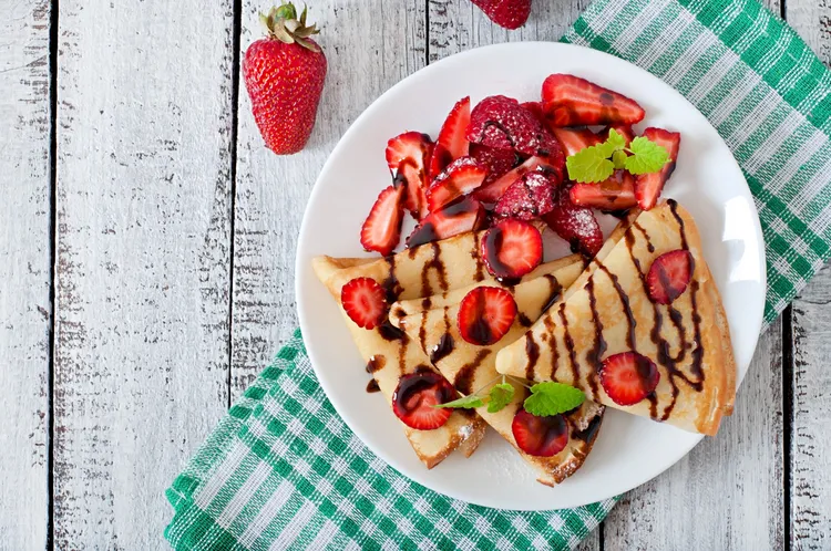 Berry crepes